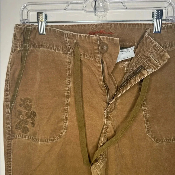 VTG Retro Eddie Bauer women’s brown pants 100% cotton - Picture 12 of 16